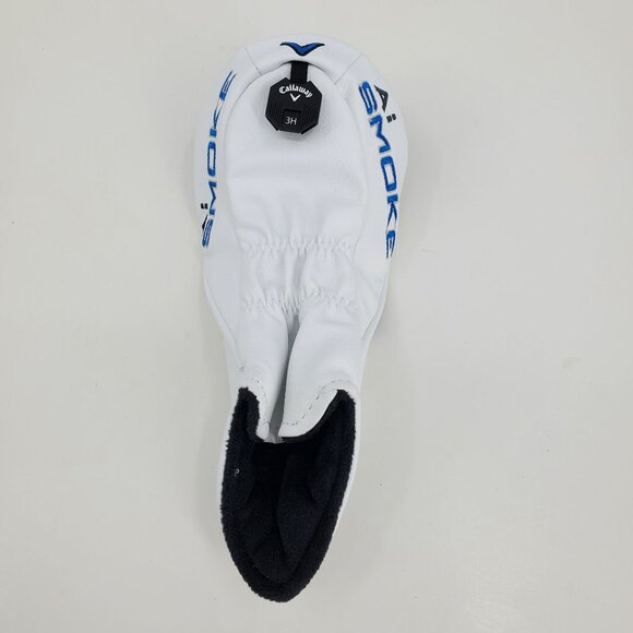 Callaway AI Smoke Paradym White and Blue Embroidered Club Headcover - Picture 2 of 9
